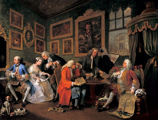 Hogarth: Hogarth's Modern Moral Series, Marriage A-la Mode | Tate